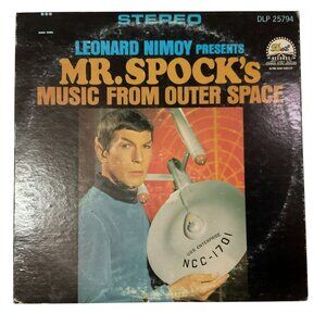 Leonard Nimoy Presents Mr. Spock's Music From Outer Space LP Vinyl Album 1967